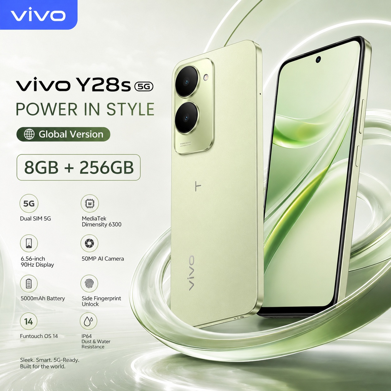 Vivo Y28 - Nuovo smartphone vivo Y28s 5G 8GB+256GB,