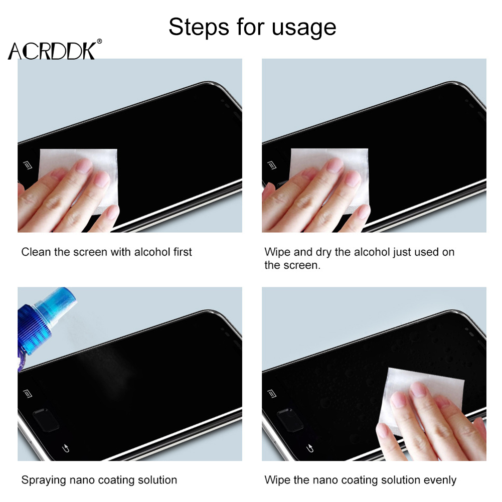 Proteggi schermo in vetro liqu - Oleophobic Coating Spray recensione e prezzo
